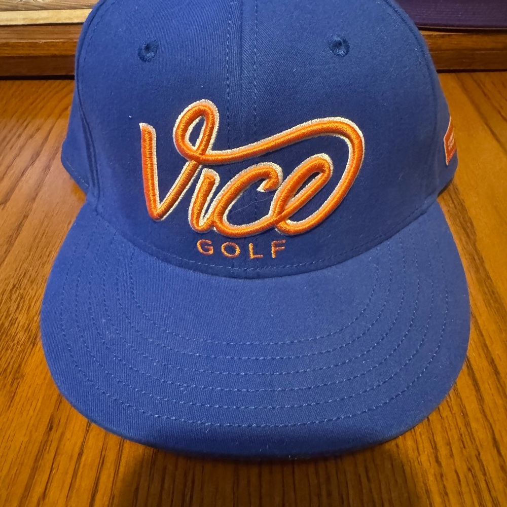 Vice Golf Blue and Orange Cap
